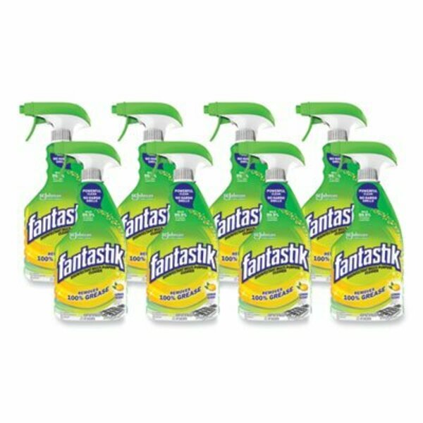 Sc Johnson Fantastik, DISINFECTANT MULTI-PURPOSE CLEANER LEMON SCENT, 32 OZ SPRAY BOTTLE, 8PK 306388